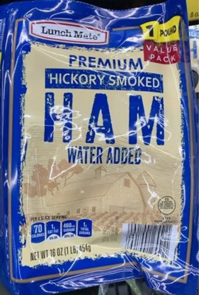 Premium hickoey smoked ham