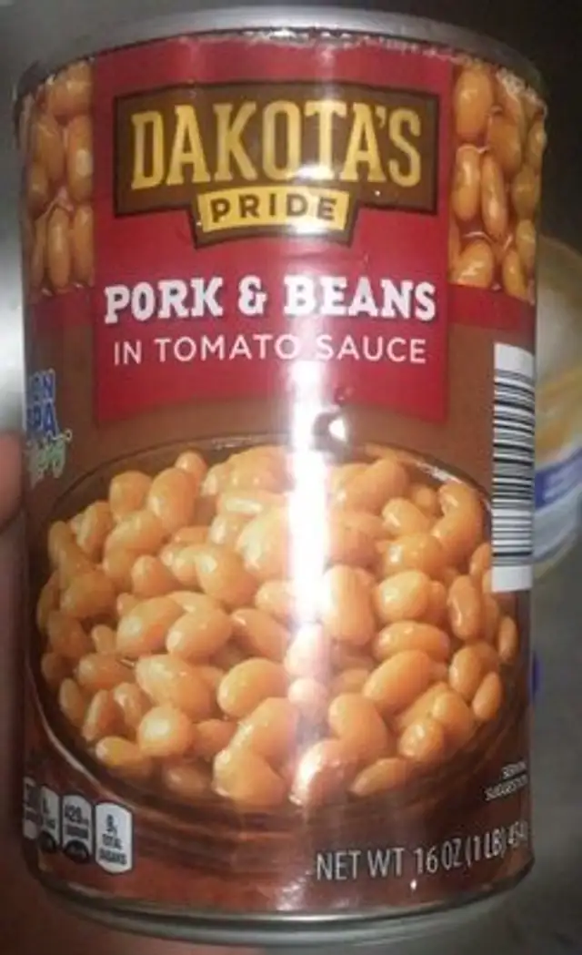 Pork and beans in tomato sauce
