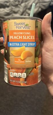 Yellow Cling Peach Slices in Extra Light Syrup