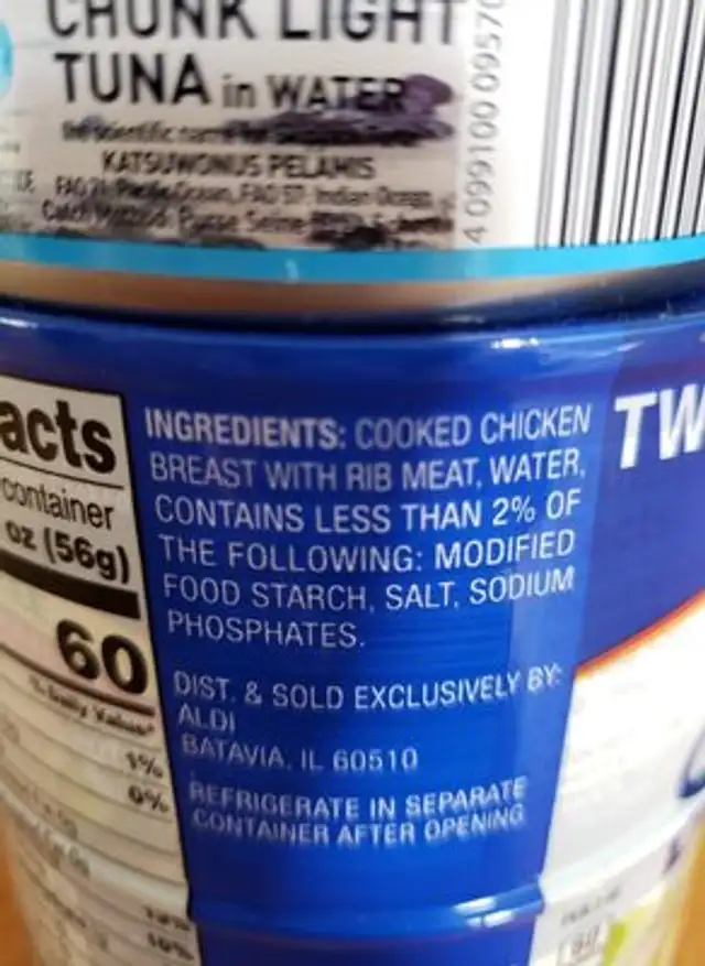 cannes chicken breast ingredients label