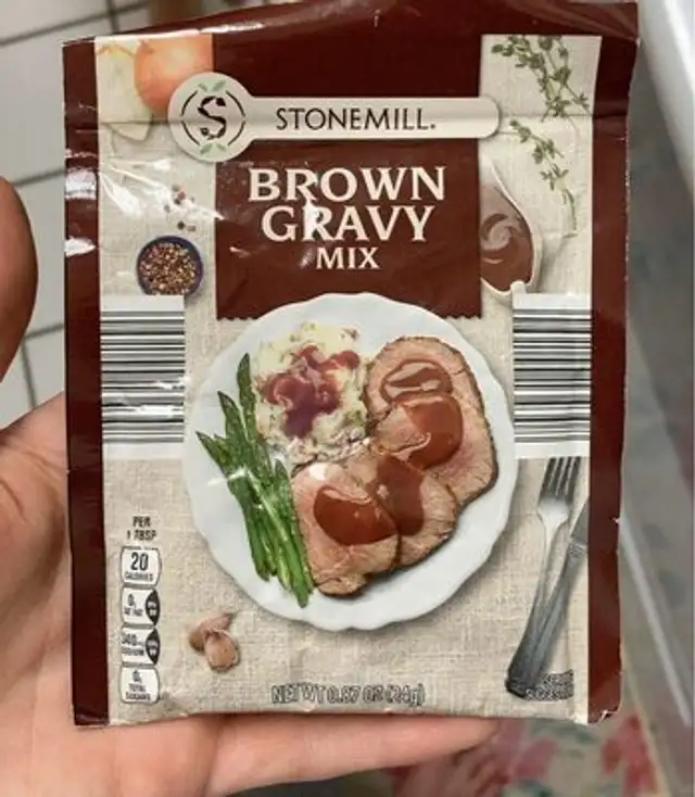 Brown Gravy Mix front packaging