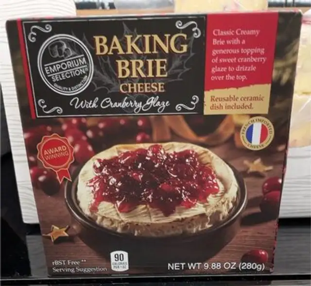 Baking brie