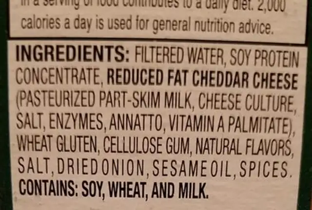 protein burger ingredients label