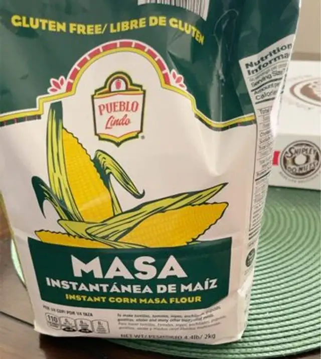 Instant corn masa flour