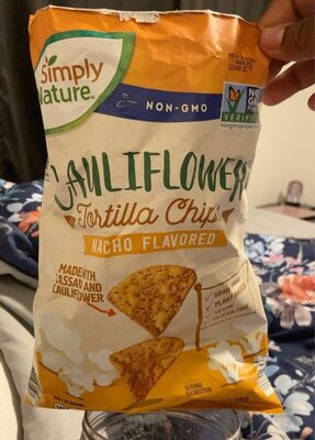 Cauliflower tortilla chips