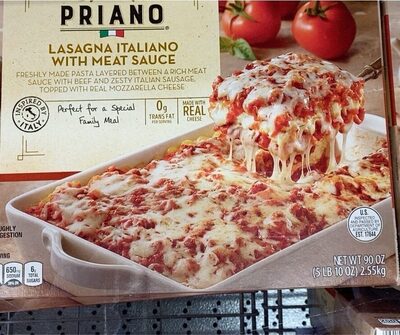 Lasagna Italiano With Meat Sauce