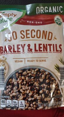 90 Second Barley & Lentils