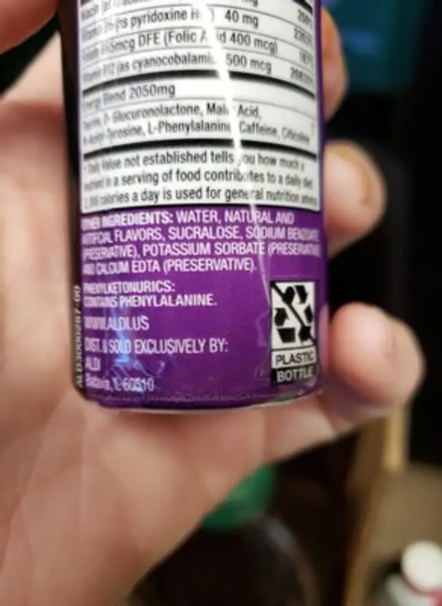 Red thunder ingredients label