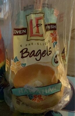Hawaiian bagels front packaging