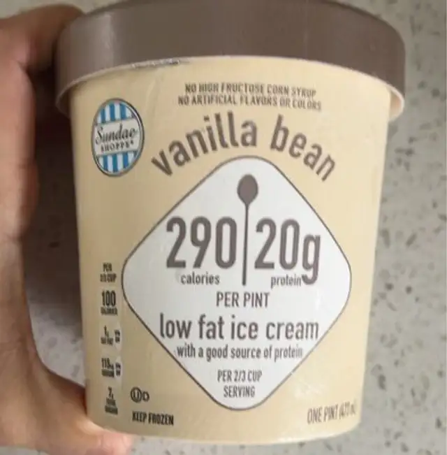 Vanilla Bean Low Fat Ice Cream