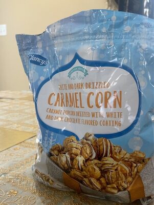 White and Dark Drizzled Caramel Corn