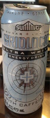 Gridlock Ultra White Energy Drink