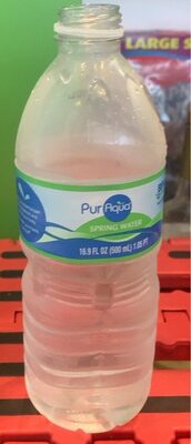 Spring water2 cases front packaging