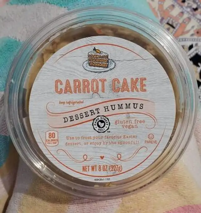 Carrot Cake Dessert Hummus