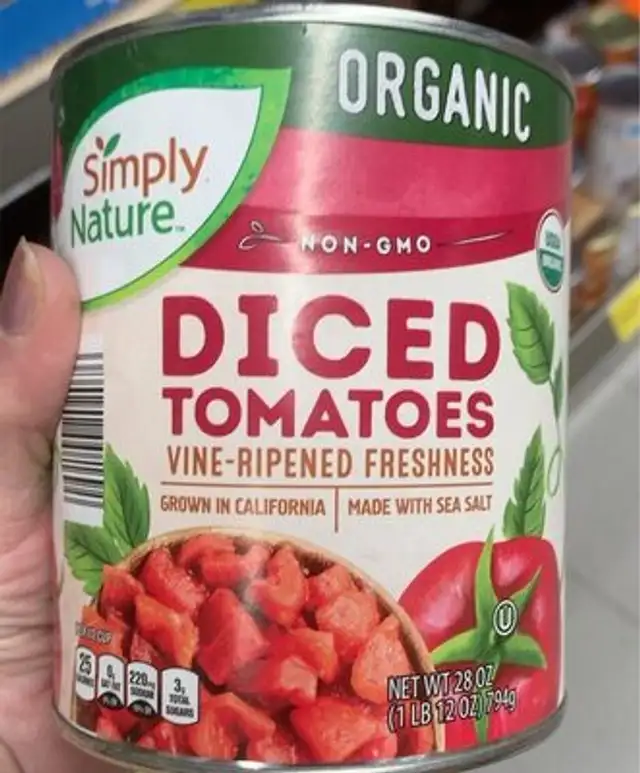 Organic diced tomatoes
