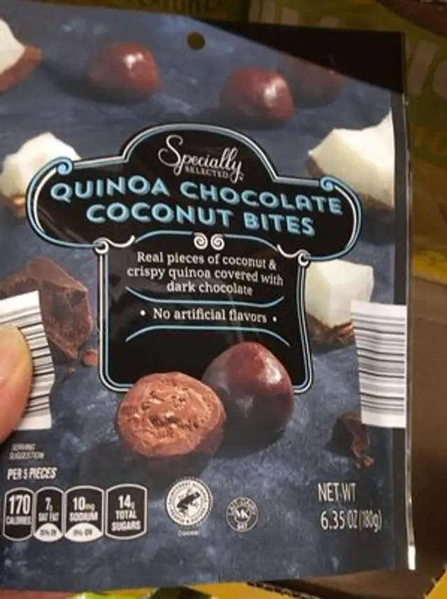 Quinoa chocolate coconut bites