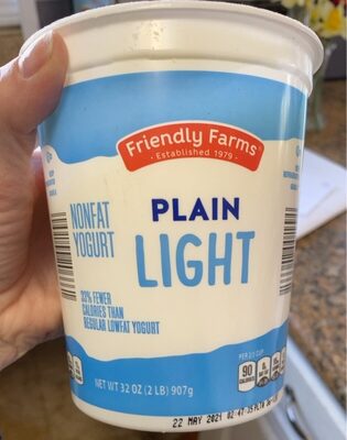 Plain light yogurt