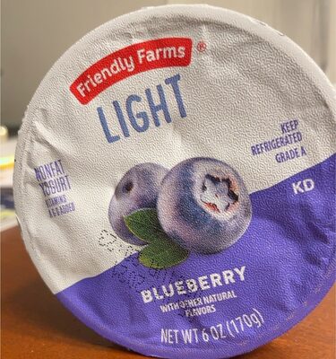 Yogurt front packaging