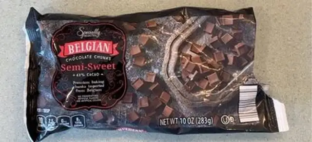 Belgian chocolate chunks