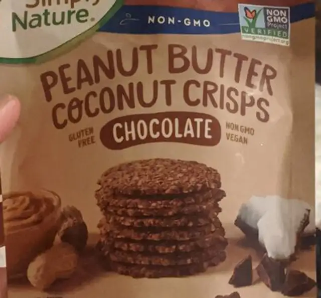 Penute butter coconut crisp