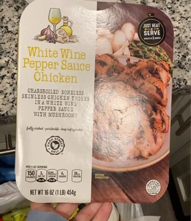 White wine pepper sause chicken