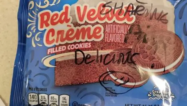 red velvet creme cookies