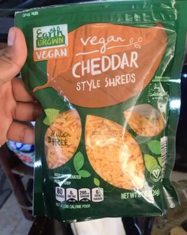 Vegan cheddar style shreds
