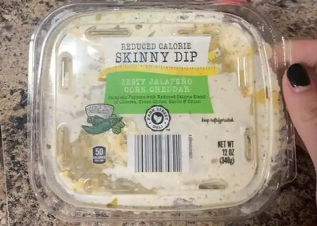 Reduced calorie skinny dip