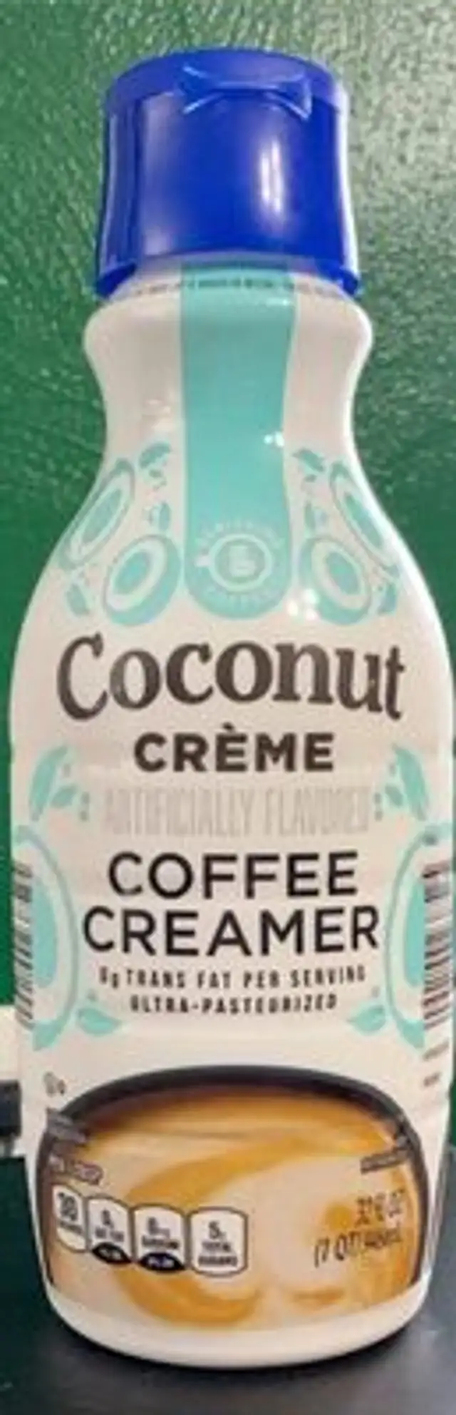 Coconut creme coffee creamer