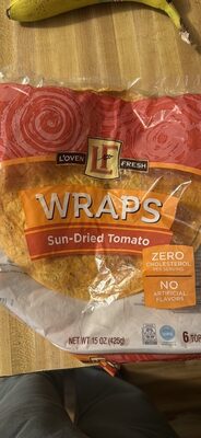 WRAPS Sun-Dried Tomato front packaging