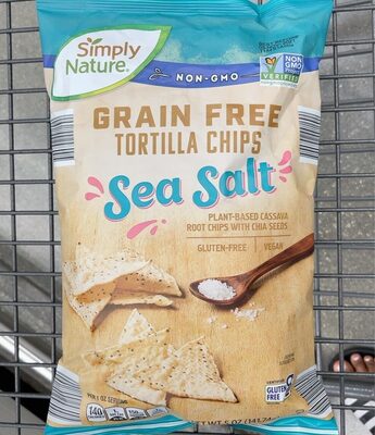 Tortilla chips front packaging