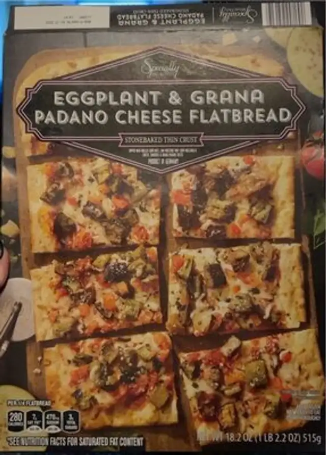 Eggplant & Grana Padano Cheese Flatbread