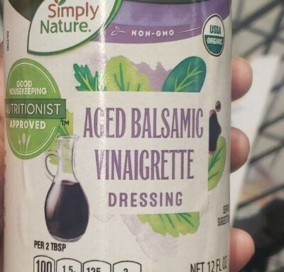 Age balsamic vinaigrette dressing front packaging