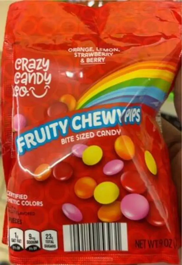 Fruity chewy pips