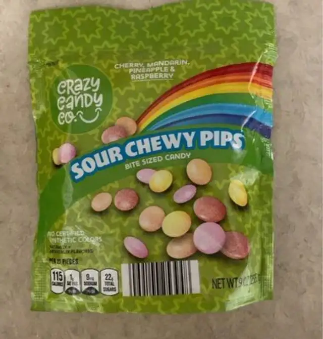 Sour chewy pips