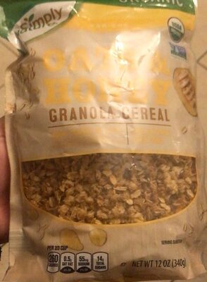Oats & Honey Granola Cereal front packaging