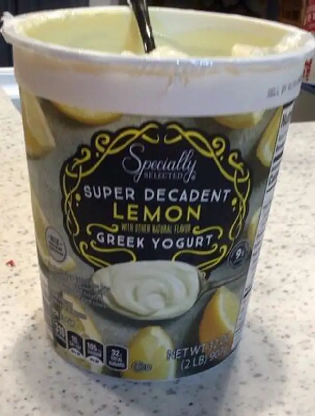 Super decadent lemon greek yogurt