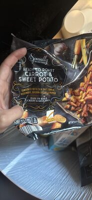 Ready to Roast Carrot & Sweet Potato front packaging