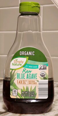 Raw Blue Agave front packaging
