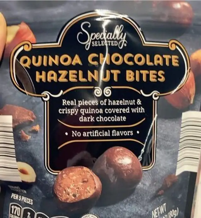 Quinoa chocolat hazelnut bites