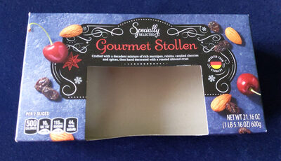 Gourmet Stollen front packaging