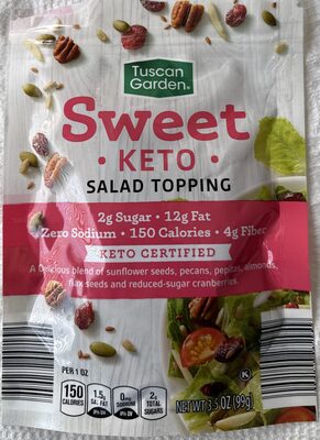 Sweet keto salad topping