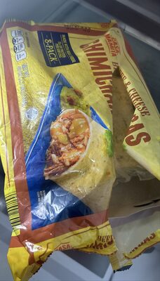 Beef and cheese chimichanga