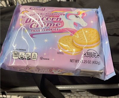 Fruity marshmallow cookies