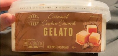 Caramel Cookie Crunch Gelato