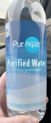 Purified Water front packaging