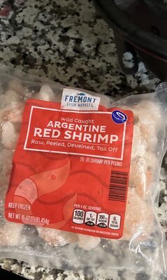 Wild caught Argentine red shrimp