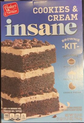 Cookies & Cream Insane Brownie Mix