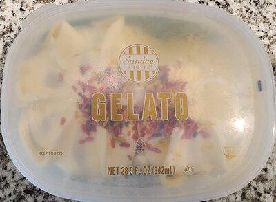 Birthday Cake Gelato front packaging