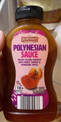 Polynesian sauce front packaging